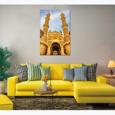 China New Classic/Postmodern Wall Art Prints Golden Leaves Canvas Print Paintings For Living Room Wall for sale