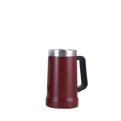 China 790ml WUYI YITE Style PORTABLE Vacuum Thermal Beer Mugs With Handle for sale