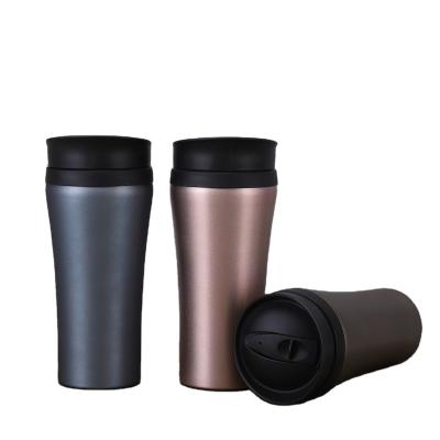 China Best Selling PORTABLE BPA Free Double Wall Vacuum Stainless Steel Desktop Mugs Travel Insulated Coffee Mug Cup With Lid for sale