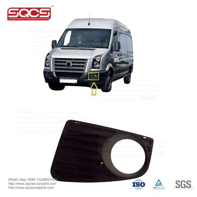 China 2E0807675 2E0807676 Front Bumper Fog Light Cover Grille For Volkswagen VW Crafter 2006-2017 for sale