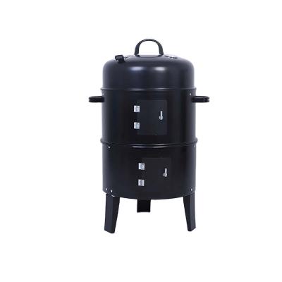 China New Hot-selling Outdoor Camping Household Easily Cleaned Around Smoke Black Grill Portable Charcoal Barbecue Grill for sale