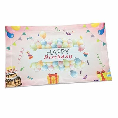 China Solid Coloring Promotional Goods / Miscellaneous Soft Fabric Using Advertising Flags Hanging Banners for sale