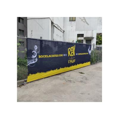 China Hot Selling Cheap Custom Outdoor Advertising Display Fence Vinyl Promotion Advertising Mesh Banner for sale