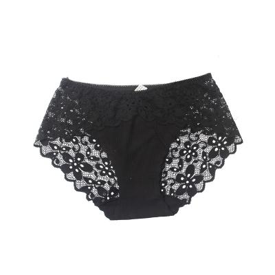 China Women's Romantic Panties Lace Silk Panties Ladies Panties Quick Dry Breathable Seamless High Quality Underwear for sale