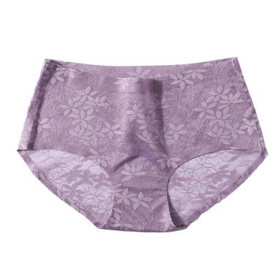 China Quick-Drying Girl Ice Panties Ladies Underwear High Quality Seamless Silk Panties Breathable Panties for sale