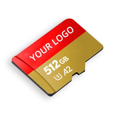 China Custom Logo 8gb 16gb 32gb 64gb 128gb 256gb 512gb Memory Card Gigabyte Tf SD Card Flash Card 128 Total Capacity MP4/Microphone/Speaker/Mobile Phone/Camera for sale