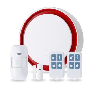 China GW1 home security anti-theft alarm kits support tuya APP, home anti thief Alarm System, wireless home burglar Alarm set for sale