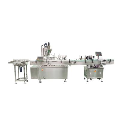 China High End Low Price Food Grade Milk Spice Automatic Powder Spice Bottle Filling Line for sale