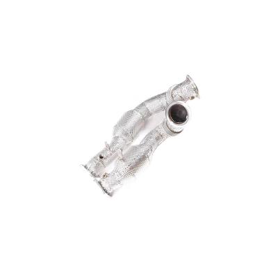 China ANG BOM W E90 N54 m135 335I Catted Downpipe Exhaust Manifold With Catalyst With Heat Shield E90 N54 m135 335I Exhaust Manifold for sale