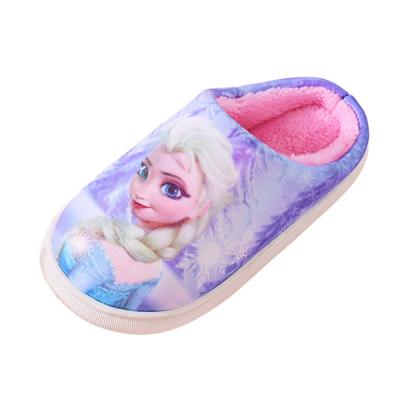 China Sophia Princess Baby Girl Indoor Frozen Winter Anna Elsa Cotton Shoes Soft Autumn Cartoon Children's Warm Home Shoes Y0087 Daily Life for sale