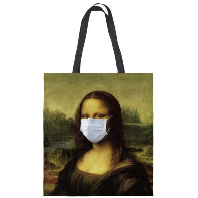 China DA Vinci Art Crossbody Bag Women Fashion Messenger Bag Starry Night Mona Lisa Shoulder Bags Y0121 for sale