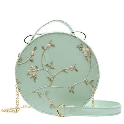 China Soft foreign lace Mini Round Bag Y0244 of the Bag Women's style simple messenger fashion cute of the new daily life women's bag for sale