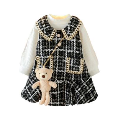 China Breathable Kids Girls Christmas Princess Dress Spring Autumn Dresses Baby Kids Dress For 1-5 Children Clothes Girls Cute Dress Y0037 for sale