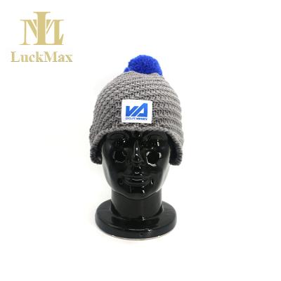 China COMMON High Quality Ski Knitted Hats For Women Mens Refine OEM Cool Polyester Dobby Hat Winter Ski Hat Funny Beanie for sale