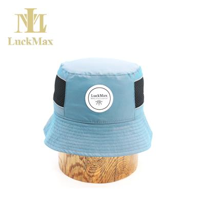 China Headwear / Custom Manufacturing Logo 100% Polyester Plain Daily Life Fishing Fisherman Bucket Hat Cap for sale