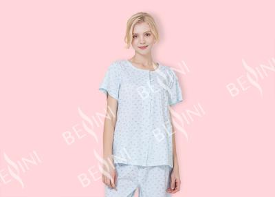 China Klein nam Gedrukte van Dames Korte Pyjama/Vrouwen Knoop onderaan Pyjamareeksen toe Te koop