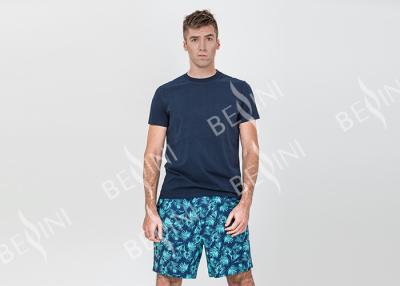 Chine Ensembles de pyjama de short du coton des hommes ronds de cou, style de luxe d'été des chemises de nuit des hommes à vendre