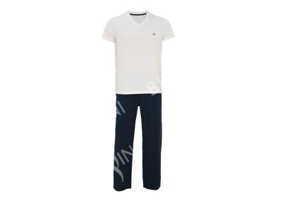 China Personalized Mens Designer Pajama Sets , Mens Cotton Loungewear S/M/L/XL/XLL Size for sale