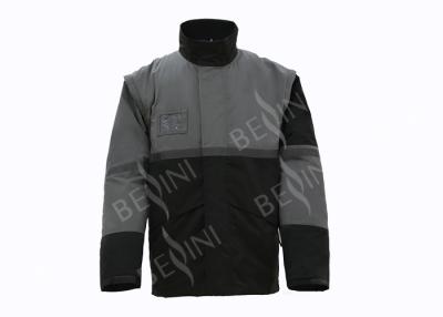 China Escuro - a roupa de trabalho industrial cinzenta, homens Waterproof o revestimento do trabalho antiencolhimento à venda