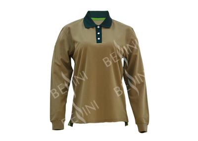 China Anti Pilling Knitted Collar Custom Work Shirts Mechanic Uniform Comfortable for sale