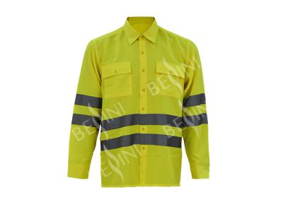 Chine Poches 100% multi de travail de polyester de chemises d'usage réfléchissant fait sur commande de sécurité à vendre