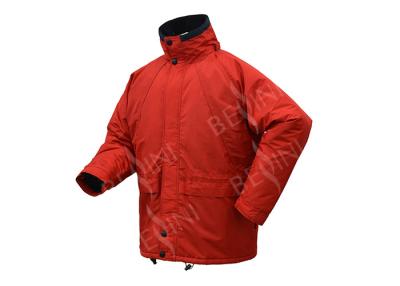 China Red Color Mens Waterproof Overalls , European Size Cotton Work Coveralls for sale