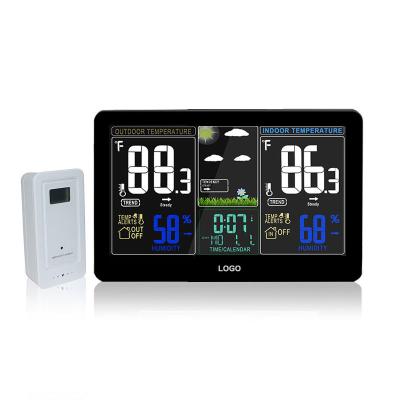 China Indoor Wireless Portable Auto Weather Station Instrument With Outdoor Sensor for sale