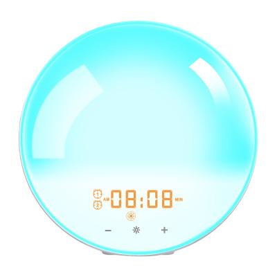 China Calendars wake up wholesale turning on night light alarm clock with time clock for sale