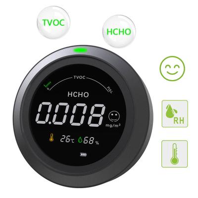 China Easily Operate 2021 TVOC HCHO Formaldehyde Detector Portable Air Quality Monitor for sale