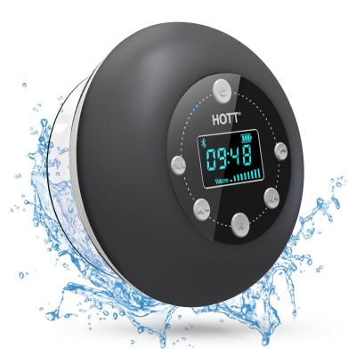 China None Pour Speaker Portable Waterproof Wireless BT Speaker, Mini Music Audio Player with Suction FM Microphone Handsfree Calling for sale