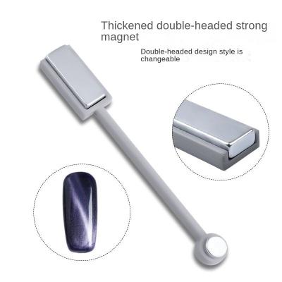 China High Quality Strong Cat Eye Magnet Stick For Nail Art Diy Two Heads 3D 5D 9D Cat Eye Gel Polish Magnetic Nail Art for sale