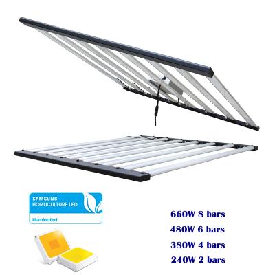 China Seed Starting 480W 6 Bars Led Grow Light Bar Light Lm301H Strip Bar Light For Vertical Agriculture for sale