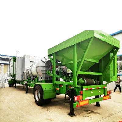 China Mobile Asphalt Drum Mix Plant Support Online Plant with 20t/h Capacity for sale