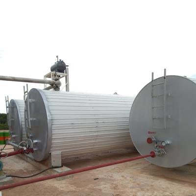 China factory hot oil heating asphalt tank container, bitumen storage tank manufacturer for sale