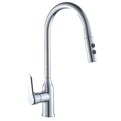 China Pull Out Top Quality Hot And Cold Pull Down Kitchen Faucet Latest Design Sink Filter Jet for sale