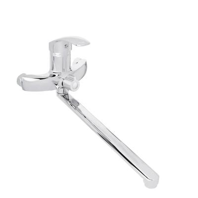 China Modern High Quality Zinc Alloy Mixer Bathroom Shower Faucets Russia Factory Wholesale Wall Hanging Type Modern Bathroom Faucet en venta