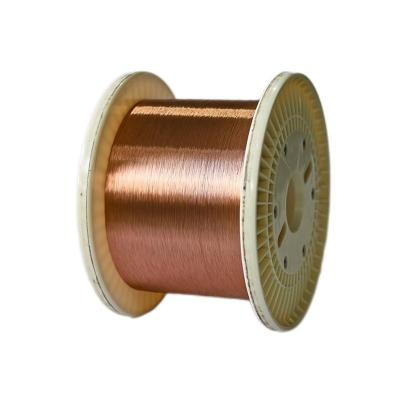 China For the cable use 0.012mm super enameled copper wire, class 155/180 voice coil wire for sale