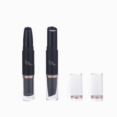 China Wholesale Custom Cosmetic Logo Double Ended Makeup Empty 12.1mm Lipstick Tube Container for sale