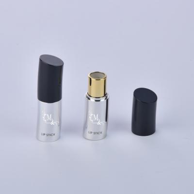 China Logo Black Small Unique Private Custom Wholesale Cosmetic Label Empty Plastic Lipstick Tube for sale