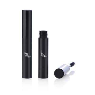 China Cosmetic High Quality Plastic Black Round Empty Mascara Tubes Bottle Wand With Brush Wholesale for sale