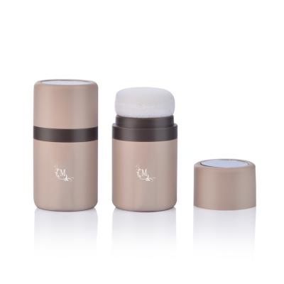 China High Quality Cosmetic Empty Plastic Loose Sieve Hairline Jar Powder Pot Tube With Blast for sale