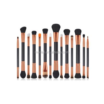 China Angular Blush Double Sided Private Label Makeup Brush Base Hair Makeup Brush Wholesale Nylon Eyeshadow Brush for sale