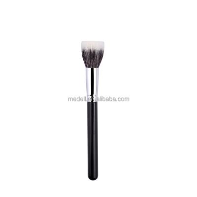 China Flat Brush Goat Hair Makeup Set Brush Private Label for sale