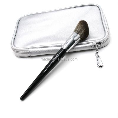 China Angular Blush Medell Professional Private Label Makeup Brush Single Wood Handle Oblique Synthetic Hair Contour Brush for sale