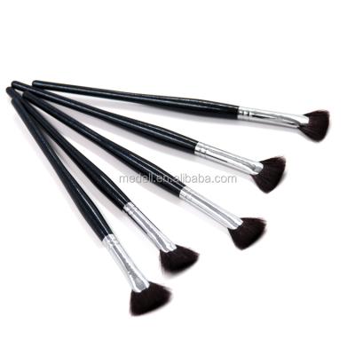 China Simple Fan Brush Goat Hair Makeup Brush Customized Logo for sale