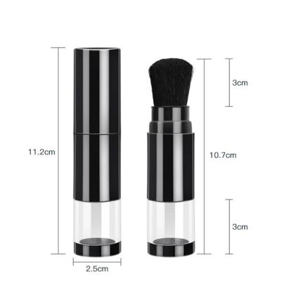 China Angular Blush Refillable Loose Body Powder Brush Makeup Brush Customized for sale