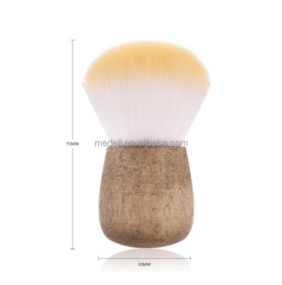 China Angular blush wholesale makeup brush single brush soft synthetic kabuki hair powder brush foundation brush for sale