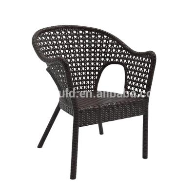 China Injection molding plastic rattan sofa chair plastic steel single mold rattan chair make high back rattan chairs for sale