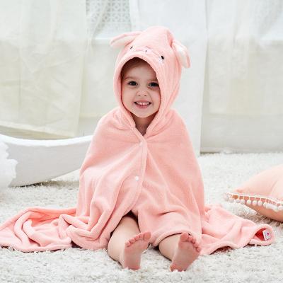 China Factory Wholesale Organic Baby Towel QUICK DRY With Hood Newborn Baby Towels Set Baby Clothes With Organic Towel Set Gift for sale