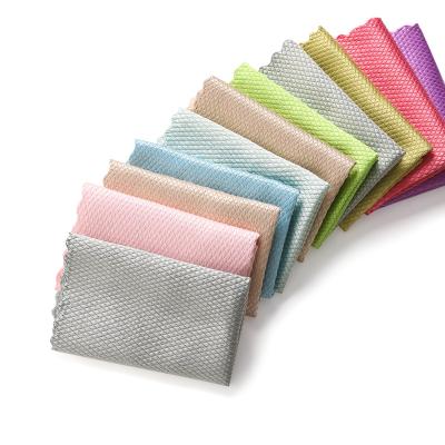 China Best Disposable Glass Cleaning Towels Microfiber Glass Cleaning Cloth for sale